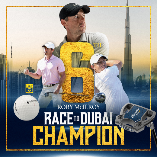 ローリー・マキロイ (24年 DPワールドツアー選手権優勝＆年間王者)